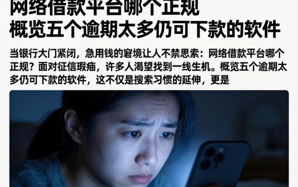 网络借款平台哪个正规，概览五个逾期太多仍可下款的软件
