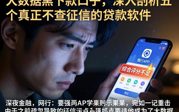 大数据黑下款的口子，深入剖析五个真正不查征信的贷款软件