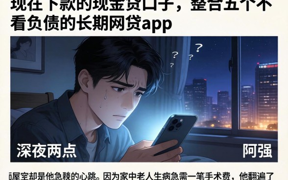 现在下款的现金贷口子，整合五个不看负债的长期网贷app