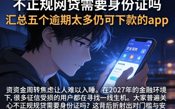 不正规网贷需要身份证吗，汇总五个逾期太多仍可下款的app