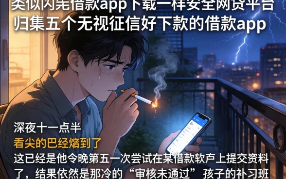 类似闪电借款app下载一样安全的网贷平台，归集五个无视征信好下款的借款app