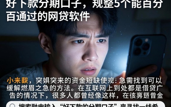 好下款的分期口子，规整5个能百分百通过的网贷软件