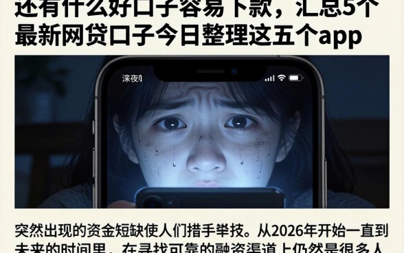 还有什么好口子容易下款，汇总5个最新网贷口子今日整理这五个app