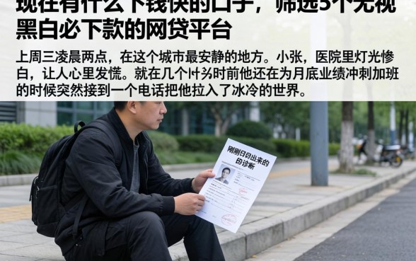 现在有什么下钱快的口子，筛选5个无视黑白必下款的网贷平台