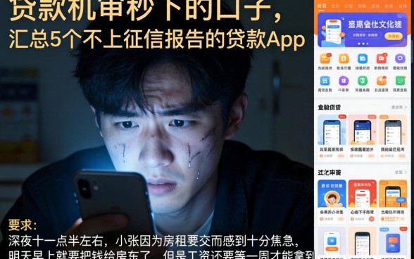 贷款机审秒下的口子，汇总5个不上征信报告的贷款app