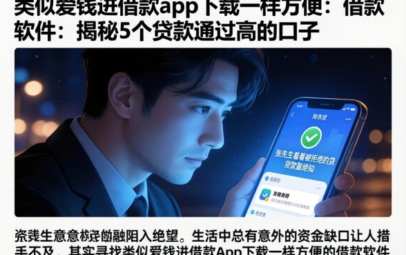 类似爱钱进借款app下载一样方便的借款软件，揭秘5个贷款通过高的口子