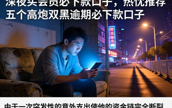 深夜买会员必下款的口子，热忱推荐五个高炮双黑逾期必下款口子