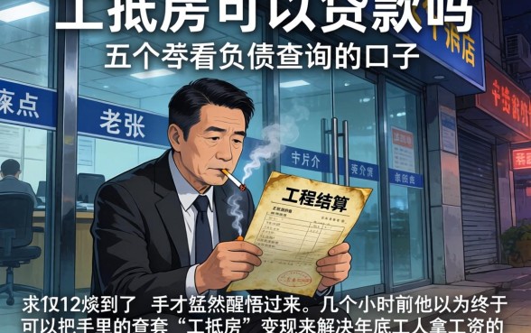 工抵房可以贷款吗，详细阐述五个不看负债查询的口子