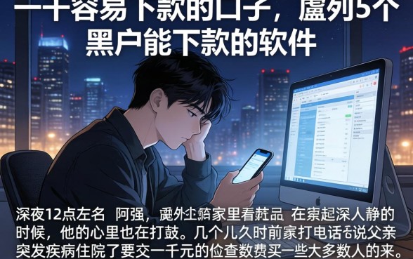 一千容易下款的口子，胪列5个黑户能下款的软件