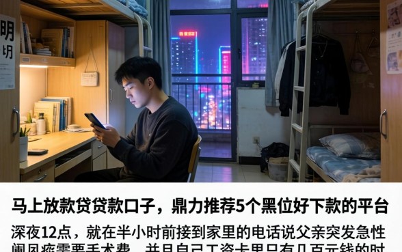 马上放款的贷款口子，鼎力推荐5个黑户好下款的平台