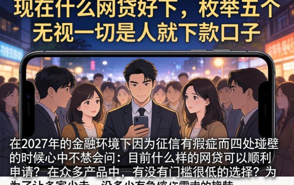 现在什么网贷好下，枚举五个无视一切是人就下款口子