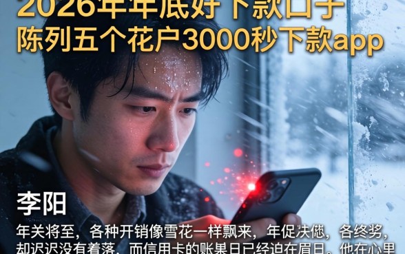 2026年年底好下款的口子，陈列五个花户3000秒下款app