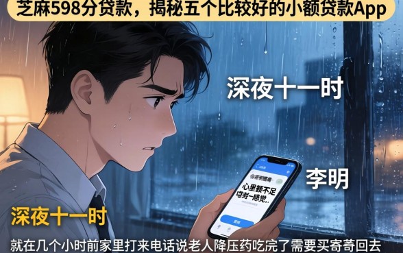 芝麻598分贷款，揭秘五个比较好的小额贷款app