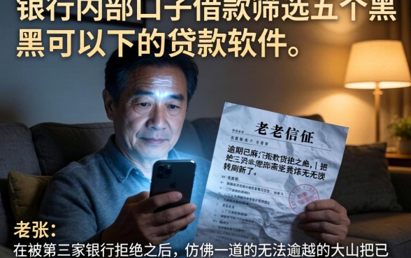 银行内部口子借款,筛选五个黑户可以下的贷款软件
