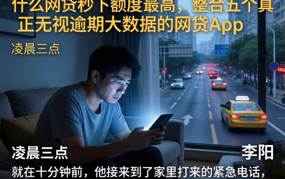 什么网贷秒下额度最高，整合五个真正无视逾期大数据的网贷app