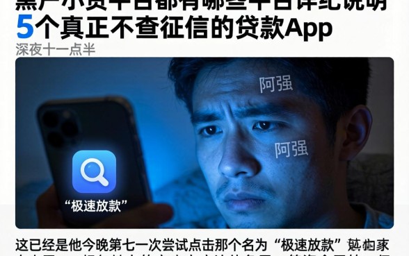 黑户小贷平台都有哪些平台，详尽说明5个真正不查征信的贷款app