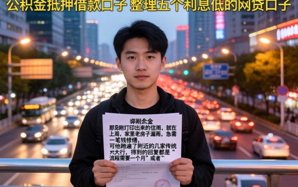 公积金抵押借款的口子，整理五个利息低的网贷口子