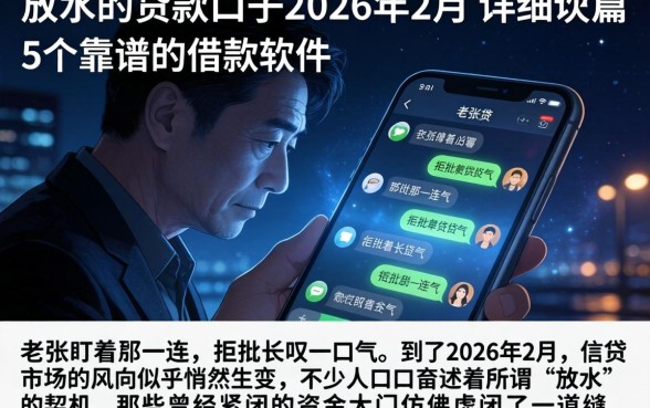 放水的贷款口子2026年2月，详尽说明5个靠谱的借款软件