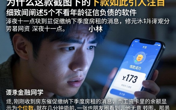 为什么这款截图下的下款如此引人注目，细致阐述5个不看年龄征信负债的软件