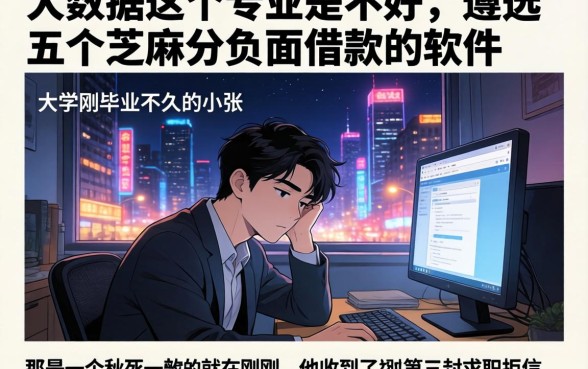 大数据这个专业好不好，遴选五个芝麻分负面借款的软件
