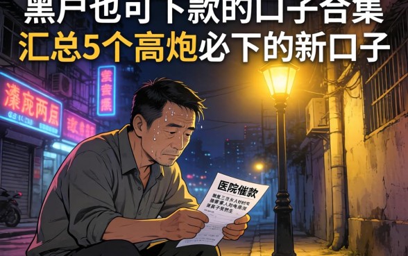 黑户也可下款的口子合集，汇总5个高炮必下的新口子