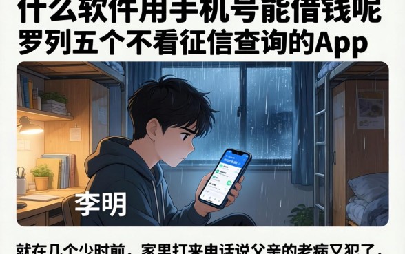 什么软件用手机号能借钱呢，罗列五个不看征信查询的app
