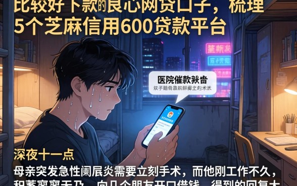 比较好下款的良心网贷口子，梳理5个芝麻信用600贷款平台