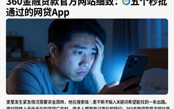 360金融贷款官方网站，细致阐述五个秒批通过的网贷app