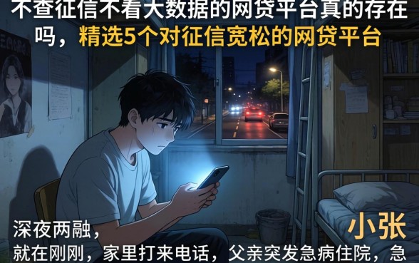 不查征信不看大数据的网贷平台真的存在吗，精选5个对征信宽松的网贷平台