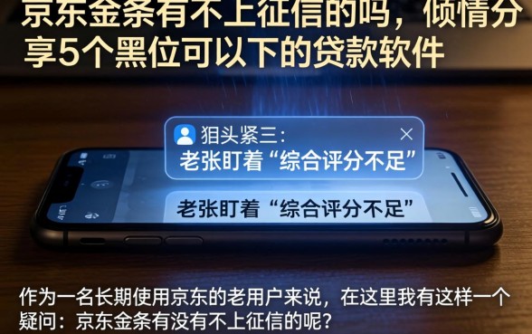 京东金条有不上征信的吗，倾情分享5个黑户可以下的贷款软件