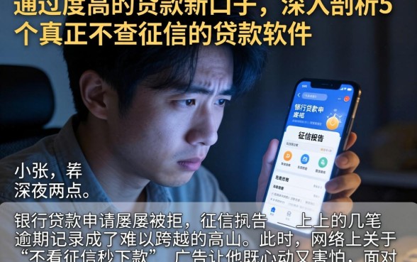 通过率高的贷款新口子，深入剖析5个真正不查征信的贷款软件