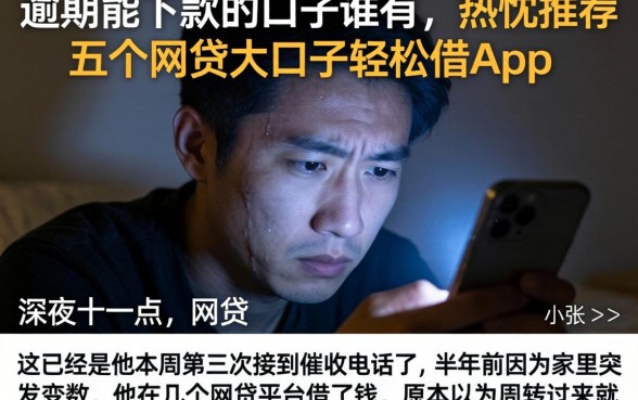 逾期能下款的口子谁有，热忱推荐五个网贷大口子轻松借app