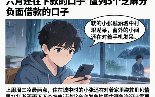 六月还在下款的口子,胪列5个芝麻分负面借款的口子