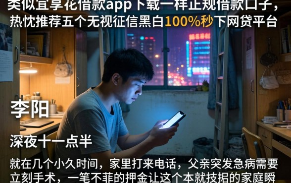 类似宜享花借款app下载一样正规的借款口子,热忱推荐五个无视征信黑白100%秒下网贷平台
