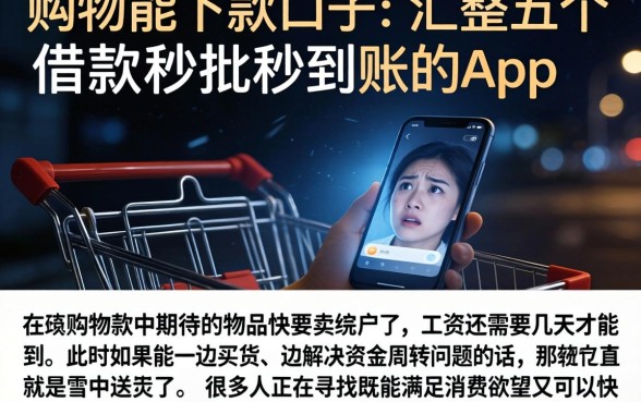 购物能下款的口子，汇整五个借款秒批秒到账的app