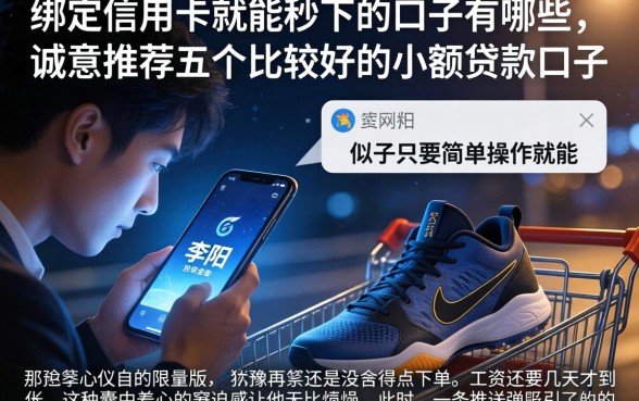绑定信用卡就能秒下的口子有哪些，诚意推荐五个比较好的小额贷款口子