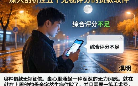 哪种借款无视征信，深入剖析五个无视评分的贷款软件