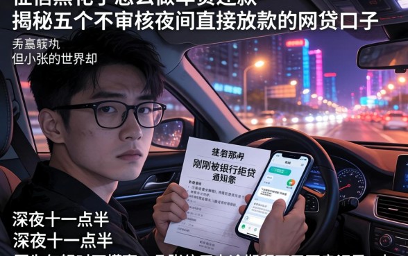 征信黑花了怎么做车贷还款，揭秘五个不审核夜间直接放款的网贷口子