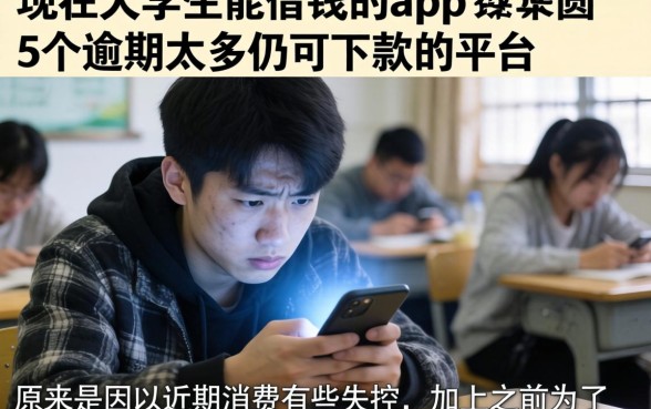 现在大学生能借钱的app，细致阐述5个逾期太多仍可下款的平台