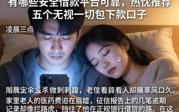 有哪些安全借款平台可靠，热忱推荐五个无视一切包下款口子