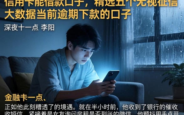信用卡能借款的口子，精选五个无视征信大数据当前逾期下款的口子