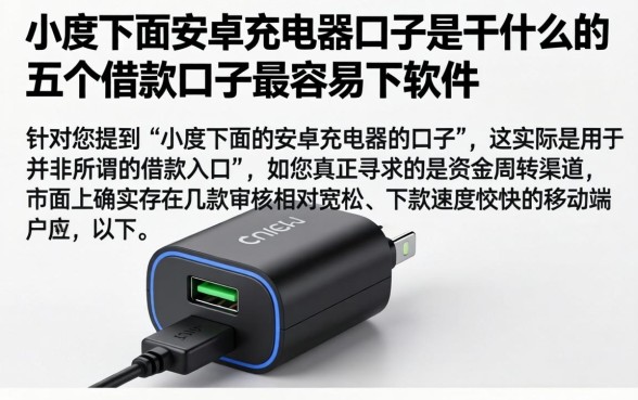 小度下面的安卓充电器的口子是干什么的，详尽说明五个借款口子最容易下软件