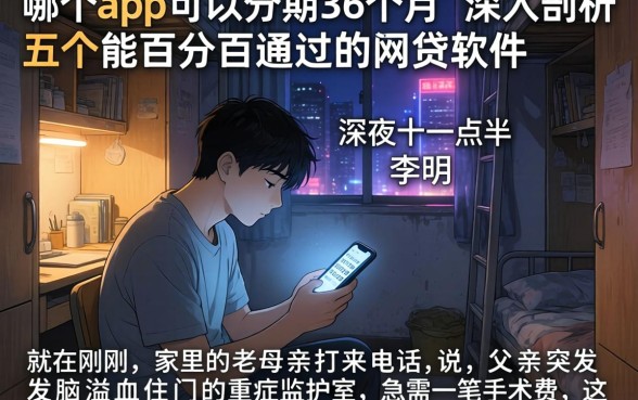 哪个app可以分期36个月，深入剖析五个能百分百通过的网贷软件