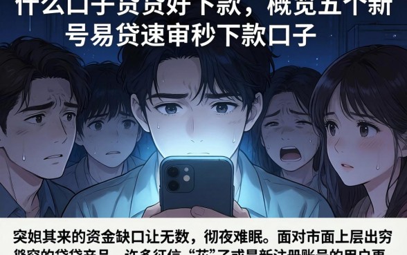 什么口子贷贷好下款,概览五个新号易贷速审秒下款口子