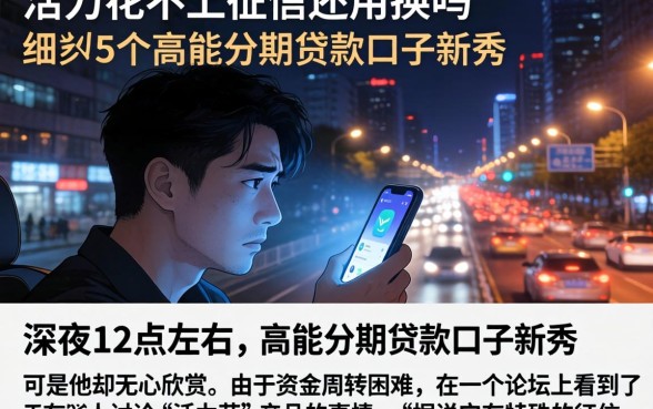 活力花不上征信还用换吗，详尽说明5个高能分期贷款口子新秀