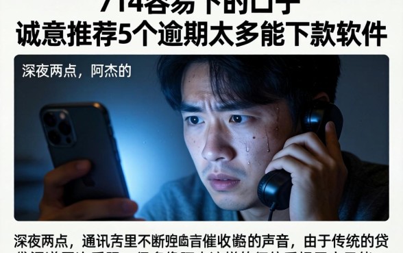 714容易下的口子，诚意推荐5个逾期太多能下款软件