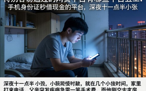 特别容易通过的网贷平台有哪些平台，详细阐述五个手机身份证秒借现金的平台