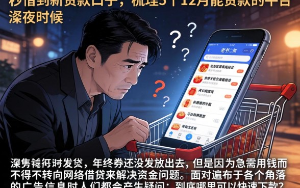 秒借到新贷款口子,梳理5个12月能贷款的平台