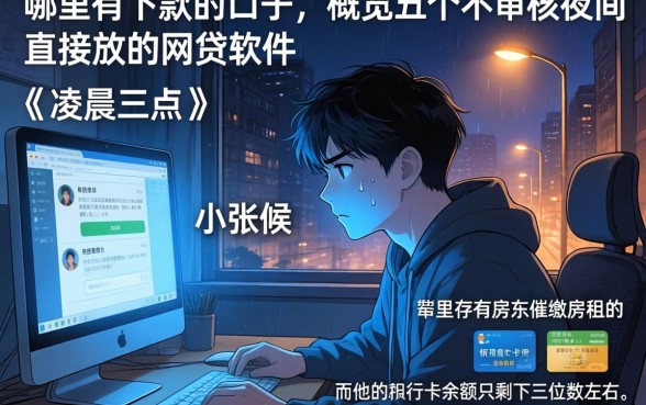 哪里有下款的口子，概览五个不审核夜间直接放款的网贷软件