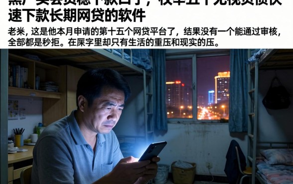黑户买会员稳下款的口子，枚举五个无视负债快速下款长期网贷的软件